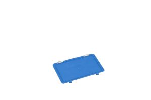 Scharnierdeksel met snapsluitingen voor RAKO bak, 300x200mm, blauw