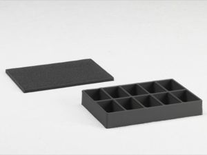 Vakverdeling met 10 vakken voor RAKO bak, 400x300 mm