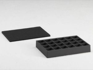 Vakverdeling met 24 vakken voor RAKO bak, 400x300 mm