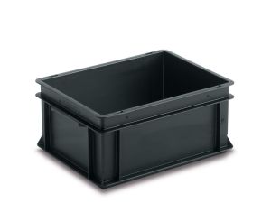 ESD RAKO bak, 400x300x120, zwart