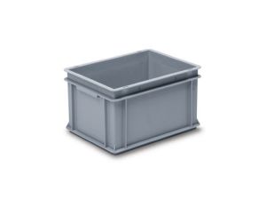 Kunststof RAKO bak, 400x300x220 mm, grijs