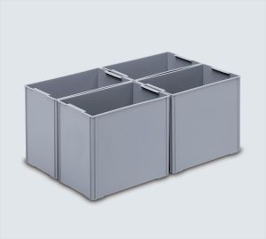 RAKO inzetbak, 277x177x230 mm (4 per grondvlak van 600x400 mm)