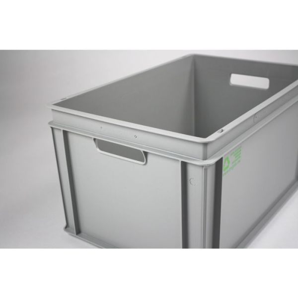 RAKUDO出品 Kunststof RAKO bak met open grepen, 600x400x325 mm, recycle